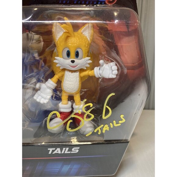 Sonic The Hedgehog 3 Movie TAILS Figure 2024 Signed Colleen O’Shaughnessy +proof - Picture 4 of 9